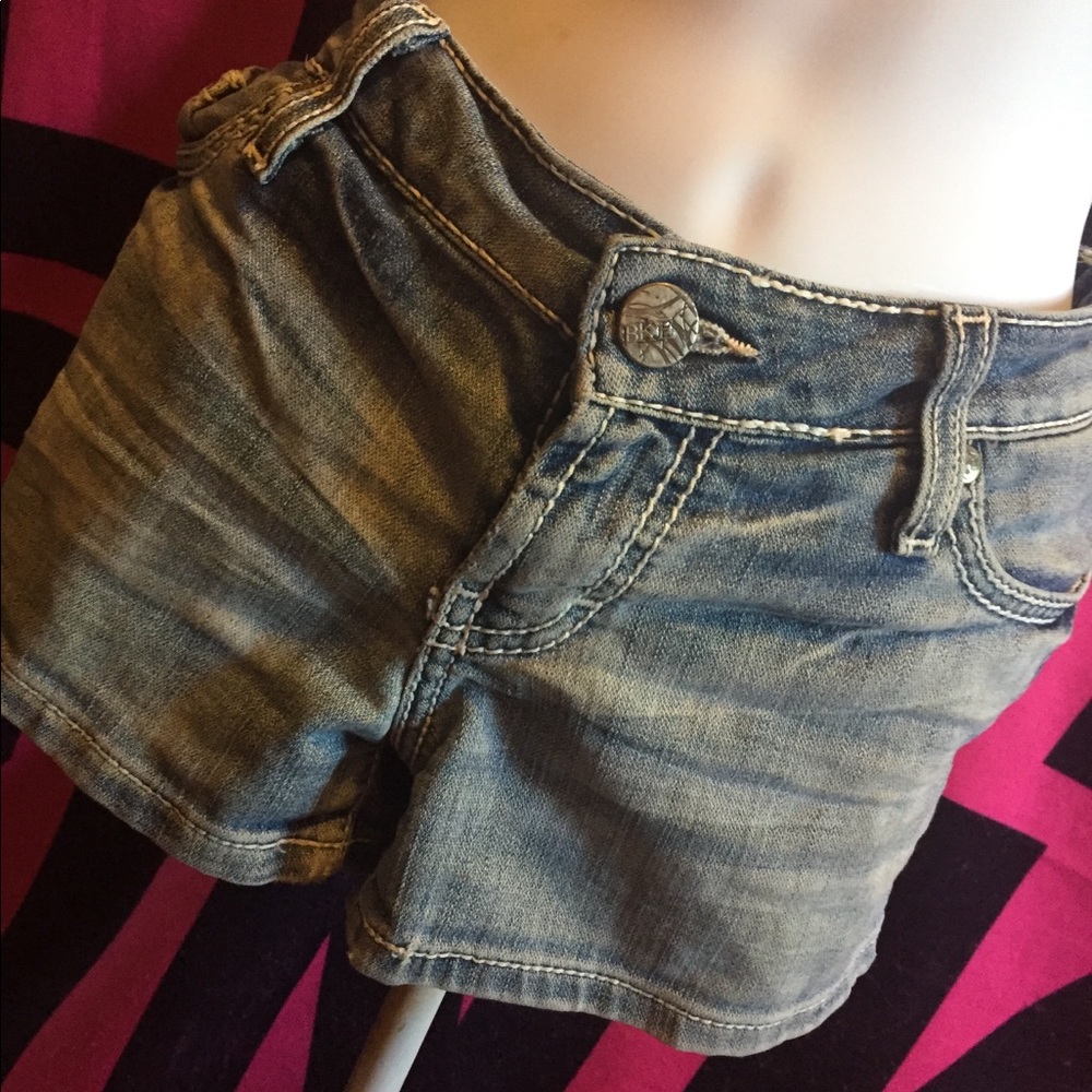 BKE denim shorts